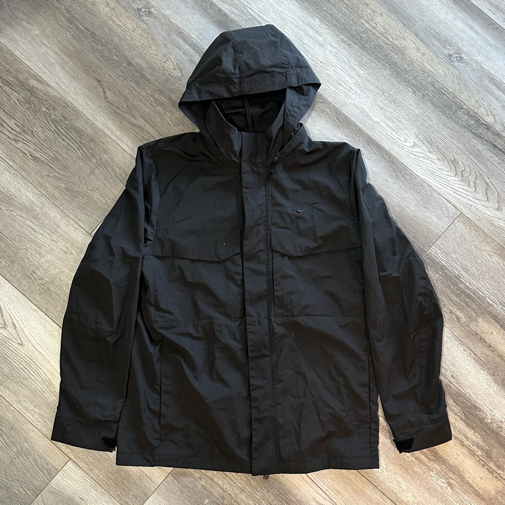 Nike M65 Shell Jacket Black Zip Up